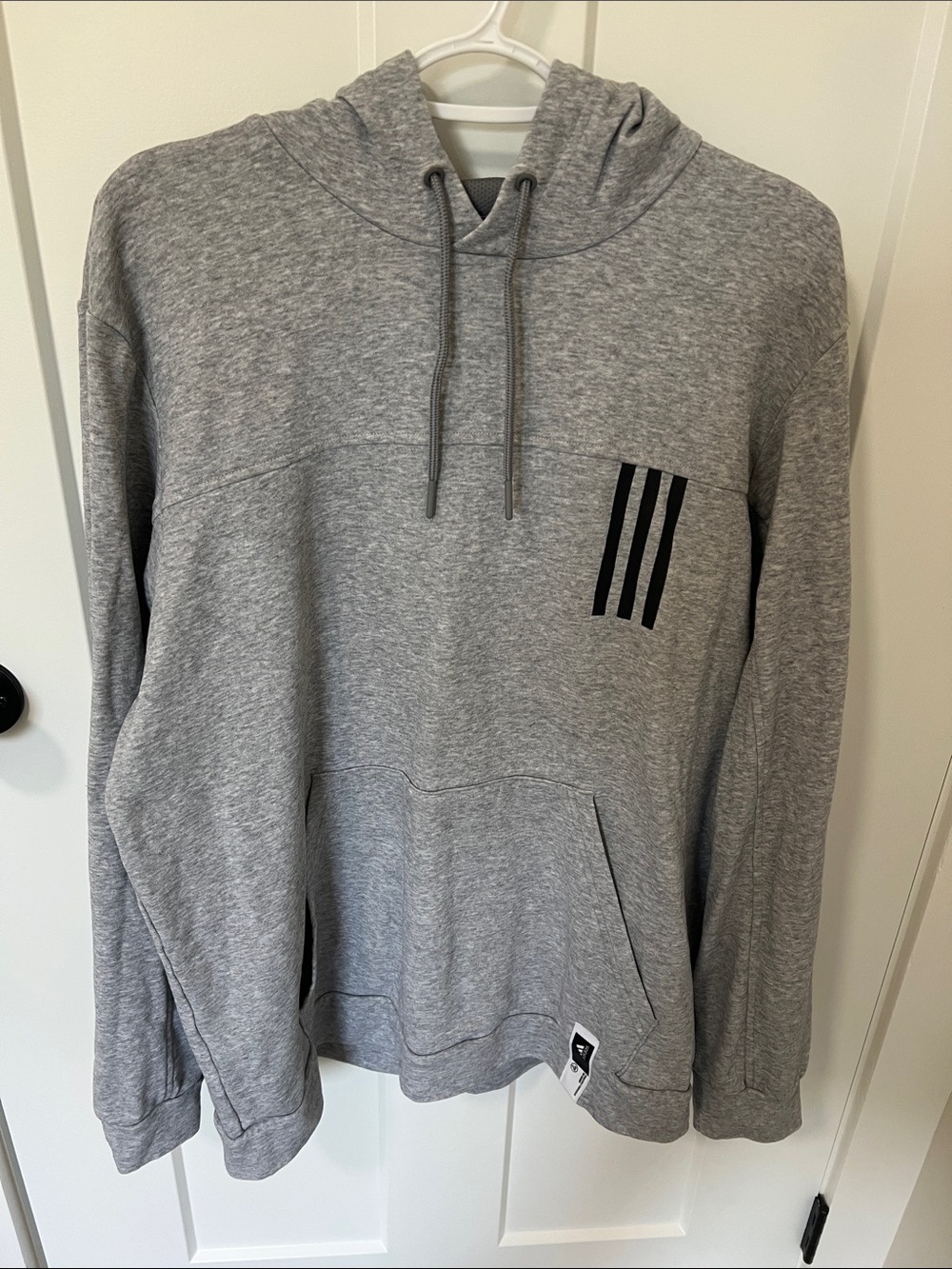 adidas Men’s Large Post Game Pullover Hoodie - Gray - Like New!